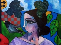 Abrar Ahmed, 18 x 24 Inch, Oil on Canvas, Figurative Painting, AC-AA-590